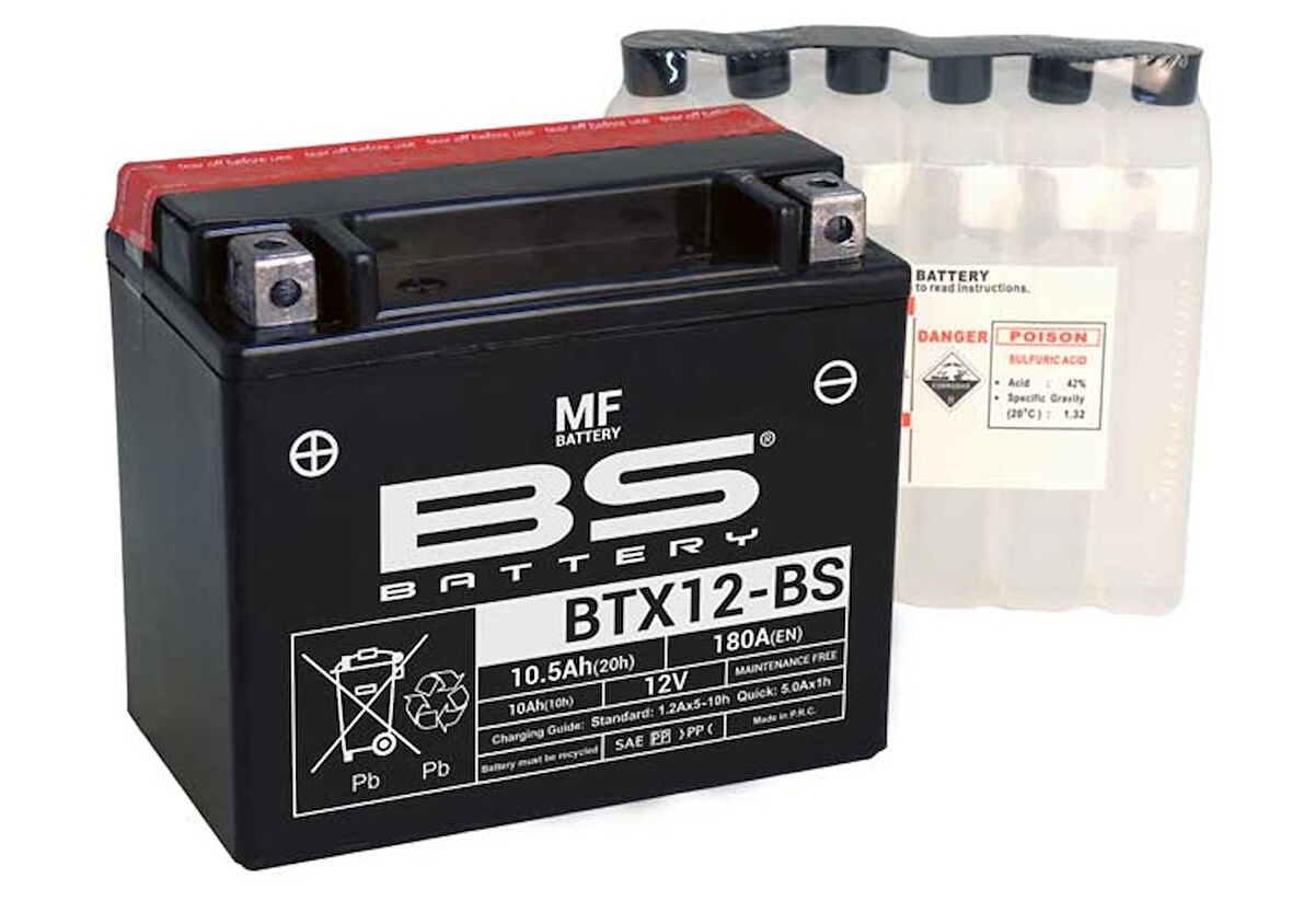 Bs Akü Btx12-bs 12v10ah  2013-2015 Cf Moto 650tk
