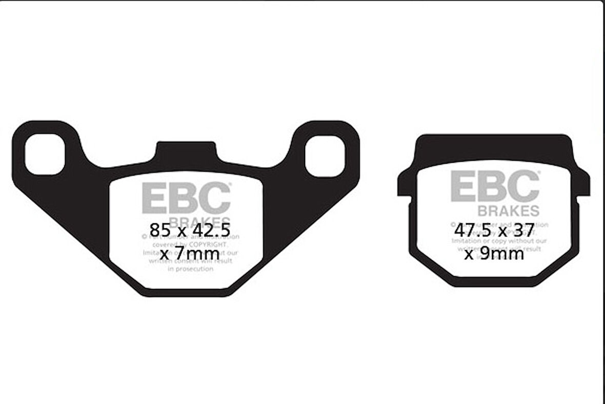 Ebc Fren Balatası Sfa083  2005-2021 Piaggio Nrg Power 50  Arka