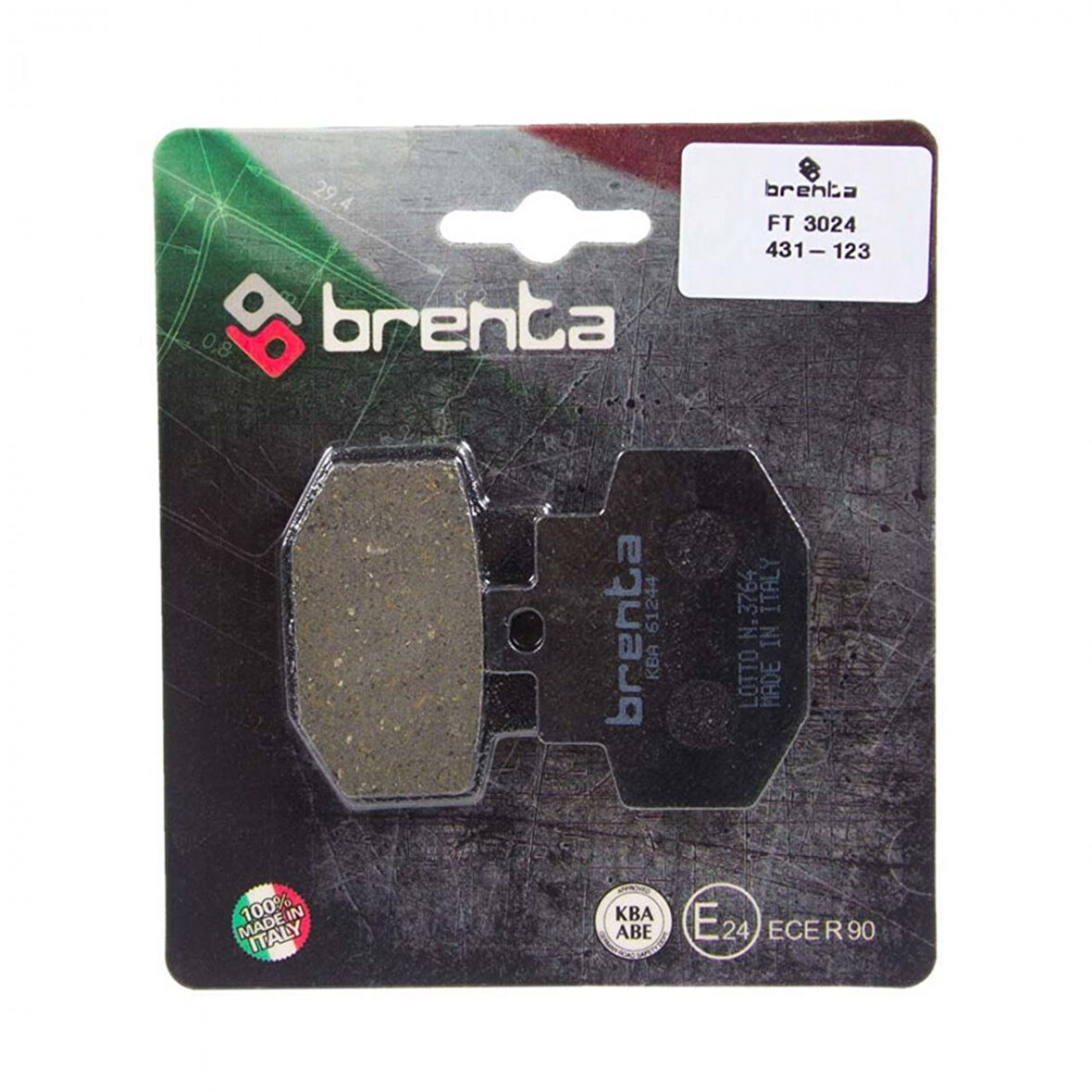 Pıaggıo Gt L 125cc 2004-2009 Arka Fren Balatası Brenta Organik