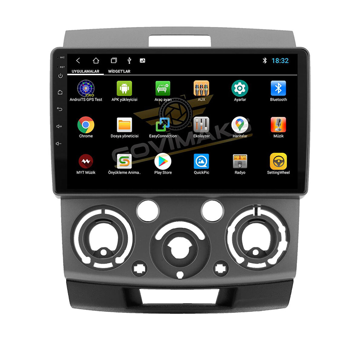 GOVİMAKS FORD RANGER 2006-2010 2 GB RAM 32 GB HAFIZA ANDROID MULTIMEDIA TEYP