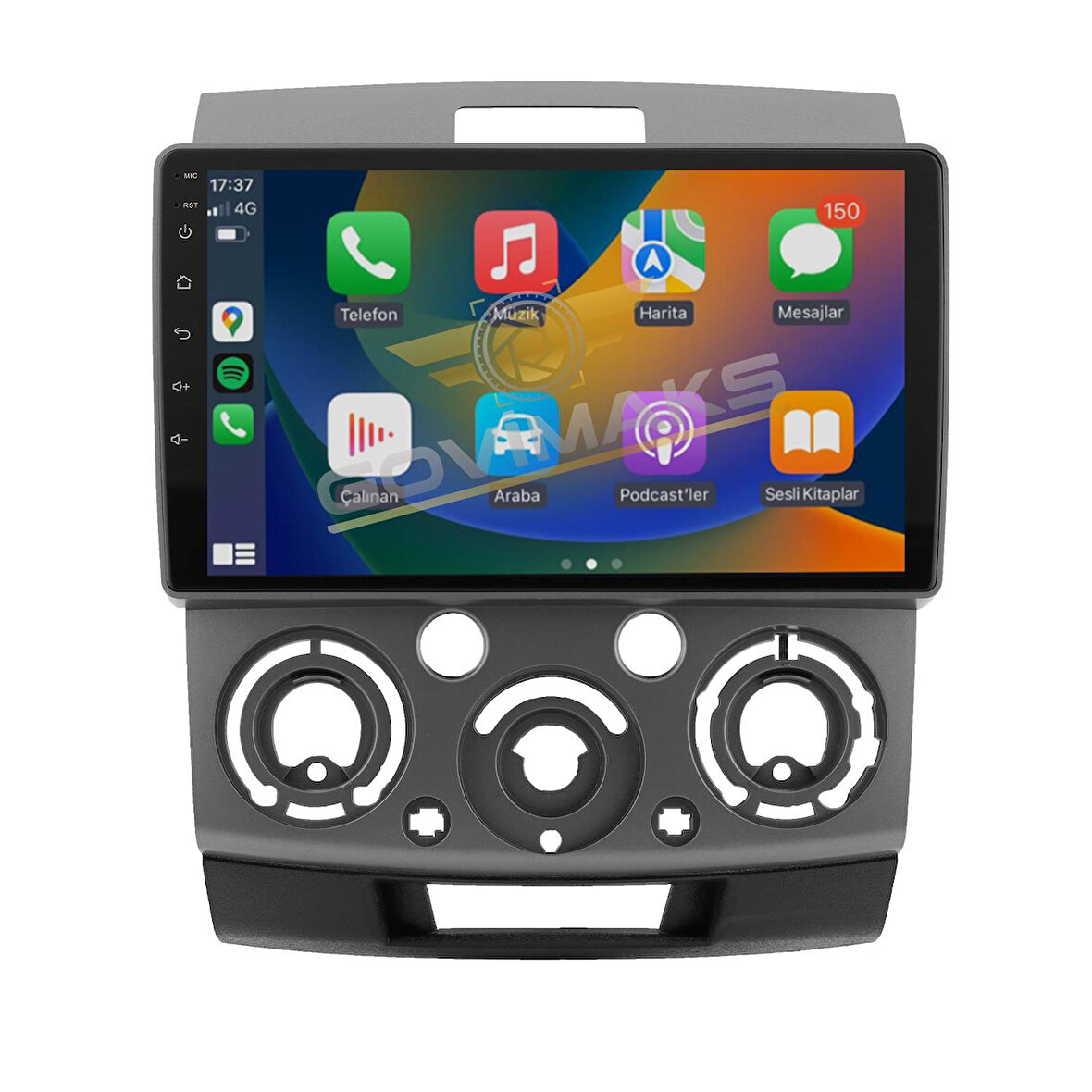 GOVİMAKS FORD RANGER 2006-2010 4 GB RAM 64 GB HAFIZA ANDROID MULTIMEDIA TEYP