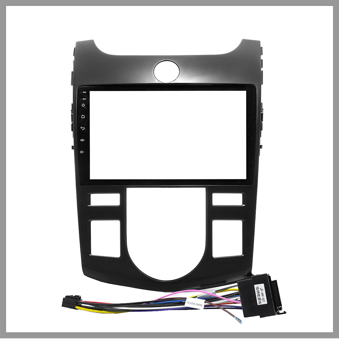 KIA CERATO 2008-2012 DİJİTAL 9" SİYAH ANDROID MULTİMEDYA ÇERÇEVESİ - SOKET