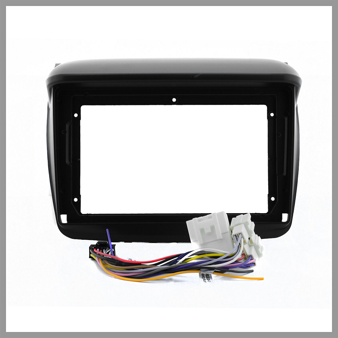 MITSUBISHI L200 2007-2014 9 INC SİYAH  ANDROID MULTİMEDYA ÇERÇEVESİ - SOKET