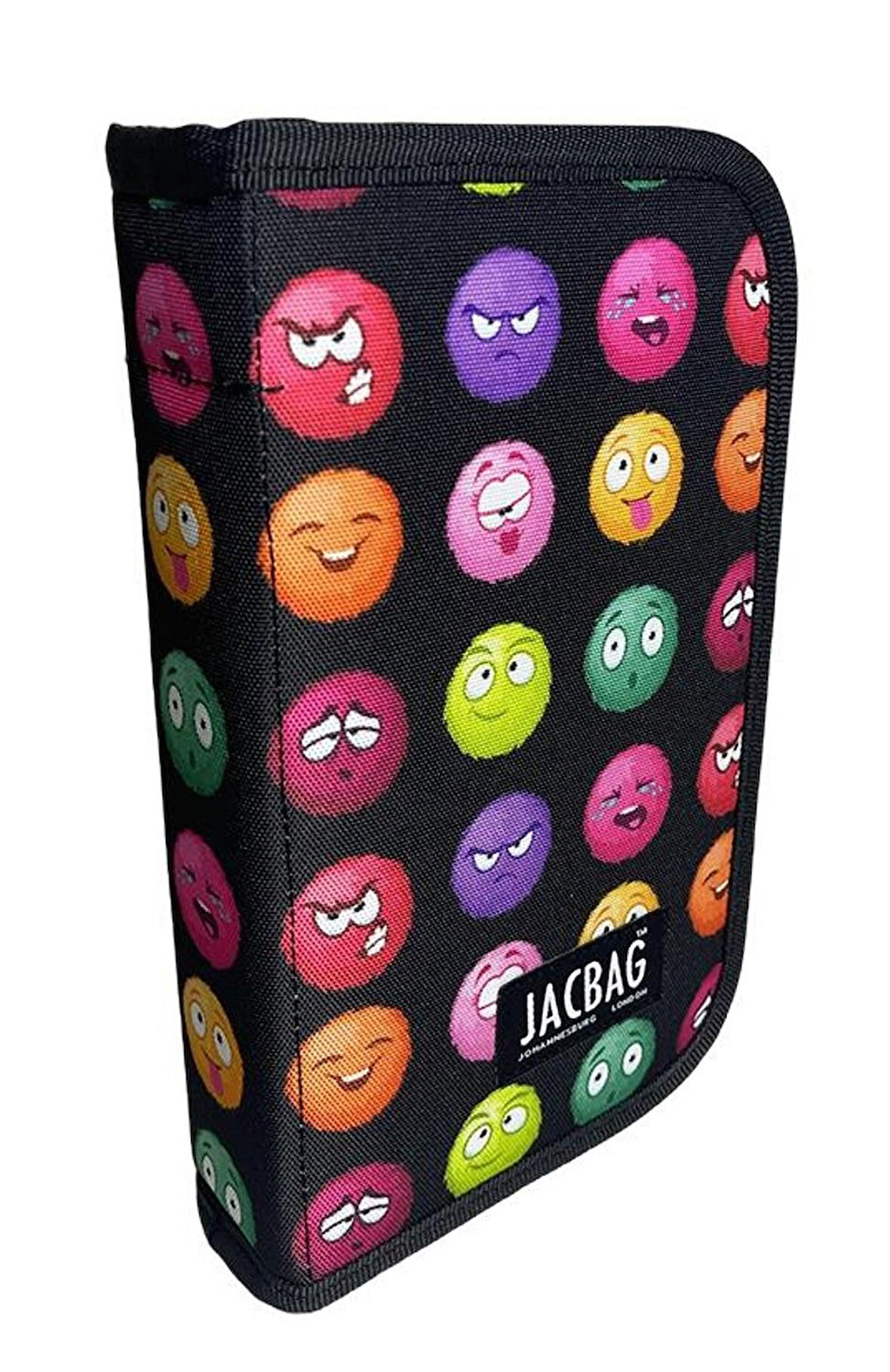 Jacbag Emoji Sert Kapaklı Lastikli Düzenleyici Organizer Kalemlik