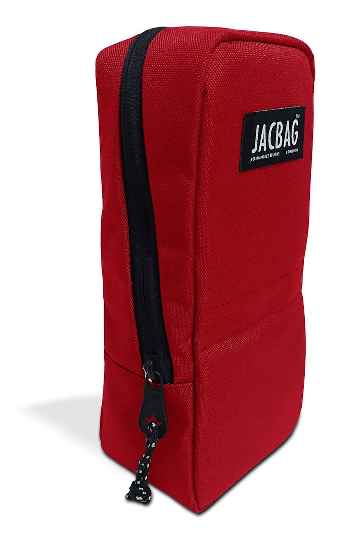 Jacbag Kırmızı Unisex Masaüstü Büyük Kalemlik/Kalem Çantası