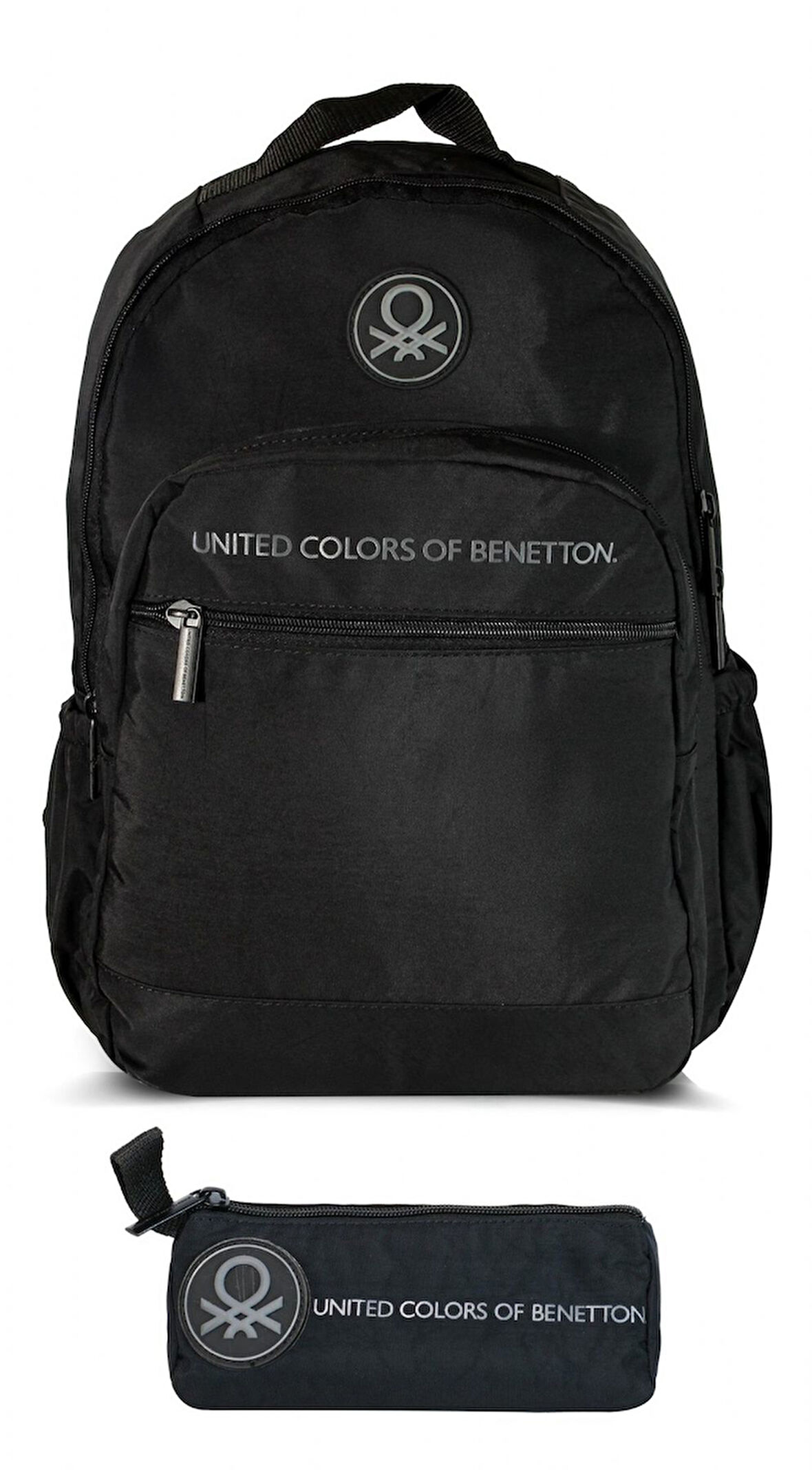 United Colors Of Benetton Monokrom Style Unisex Çocuk Sırt Çantası - Siyah - Erkek