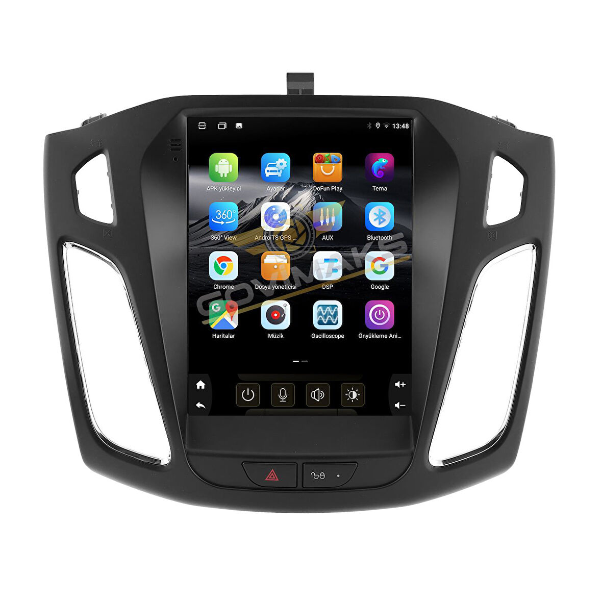 GOVİMAKS FORD FOCUS 3-4  2011-2018  TESLA 6 GB RAM 128 GB HAFIZA ANDROID MULTIMEDIA TEYP