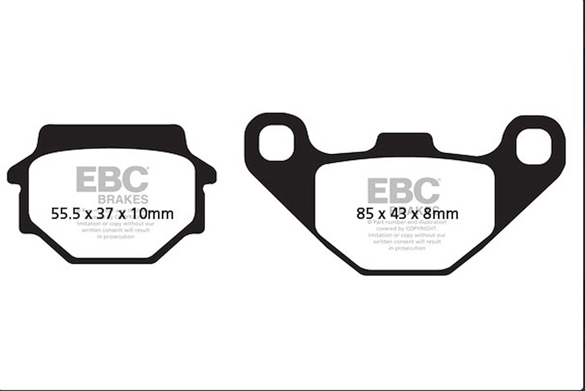 Ebc Fren Balatası Sfa067 2014-2024 Peugeot Django 125 Arka