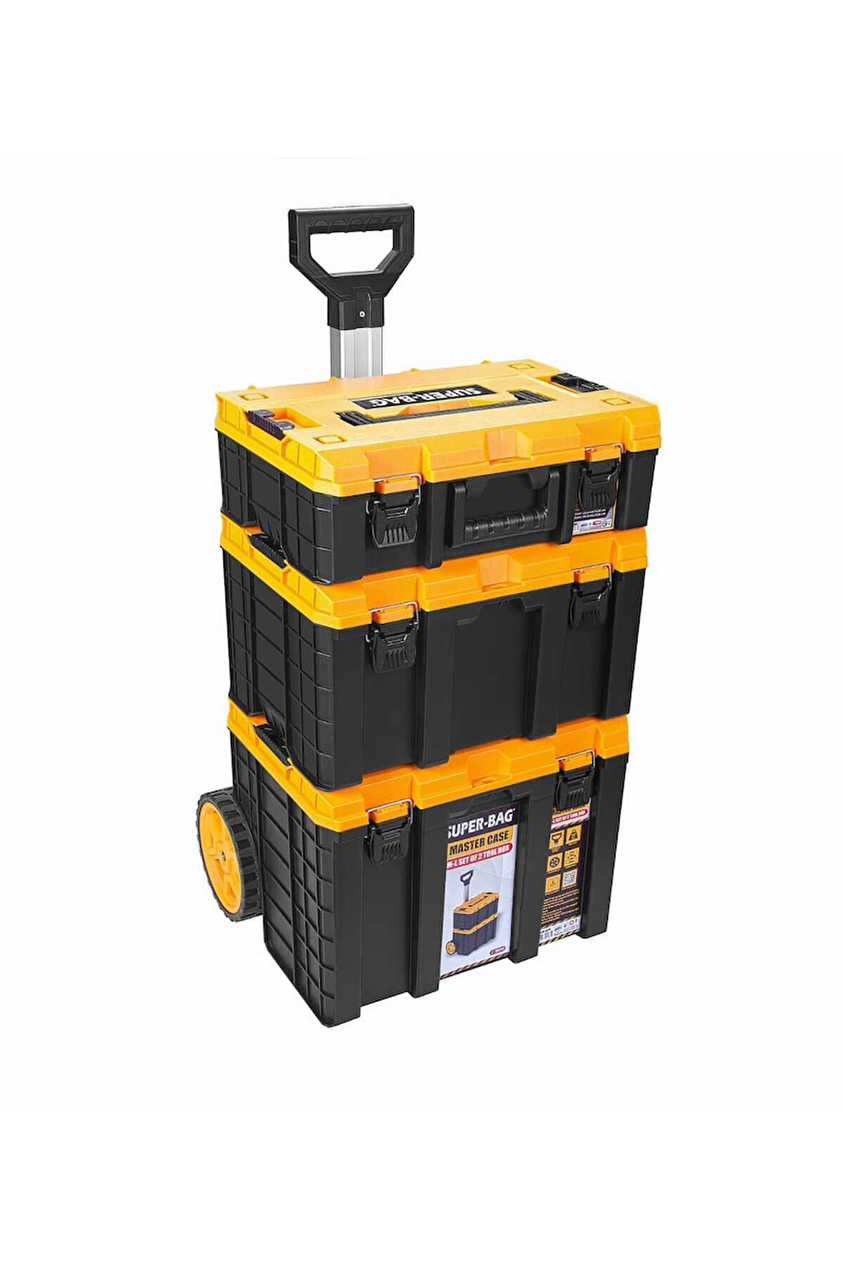  S-m-l Master Case Tekerlekli Modül 3’lü Set