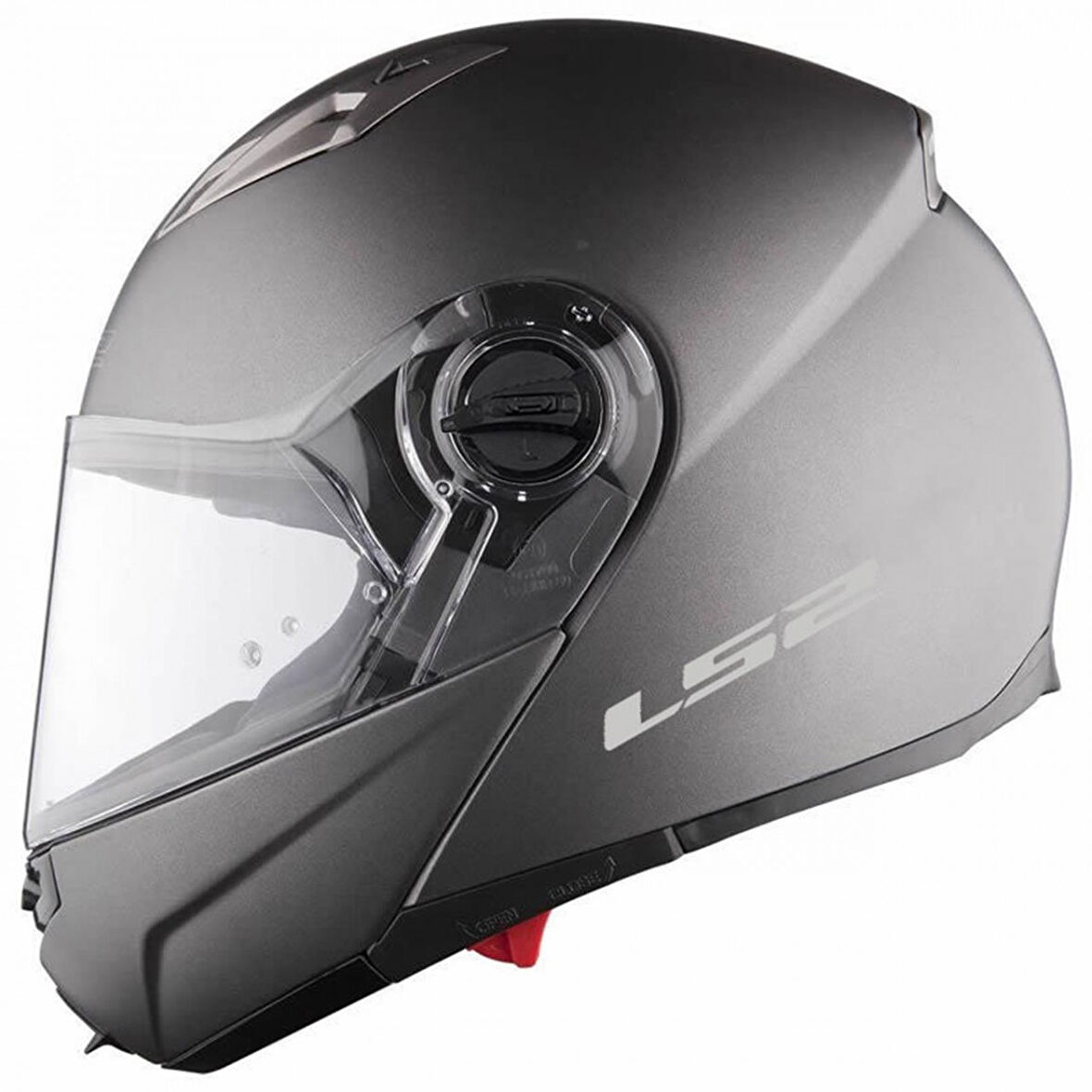 Ls2 Guronı Çene Açılır Kask Mat Tıtanıum SMALL