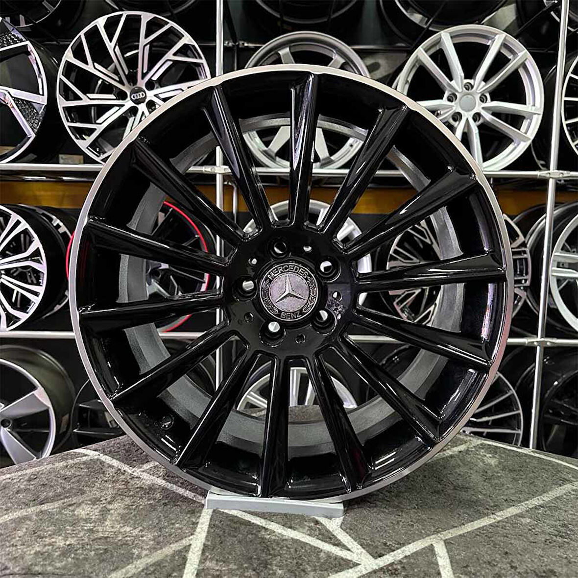 19 inç 5x112 S Glass Amg Jant Modeli Mercedes Volkswagen Seat Skoda Uyumlu