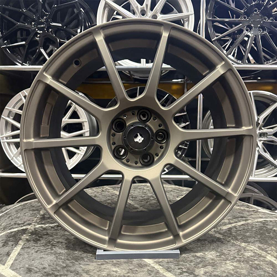 17 inç 5x114.3 SPARCO CİVİC COROLLA İ30 UYUMLU Bronz Jant Modeli Toyota Honda Hyundai
