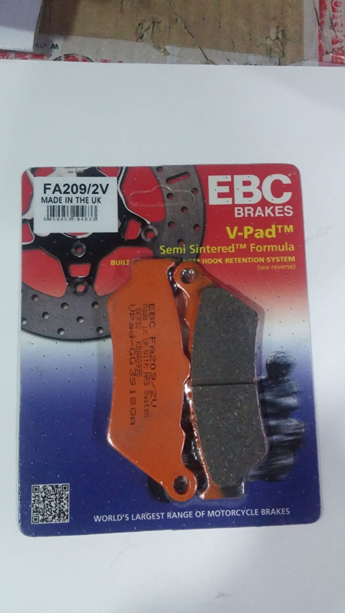 Ebc Fren Balatası Yarı Sinter Fa209/2v 1997-2000 Bmw F 650st Ön