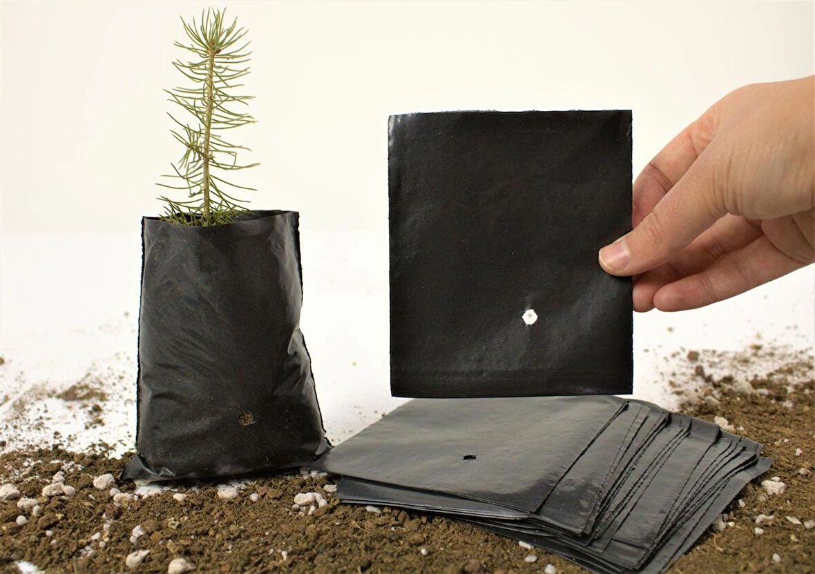 Fide Poşeti 9x11 CM 6 KG Fide Torbası Fidan Poşeti