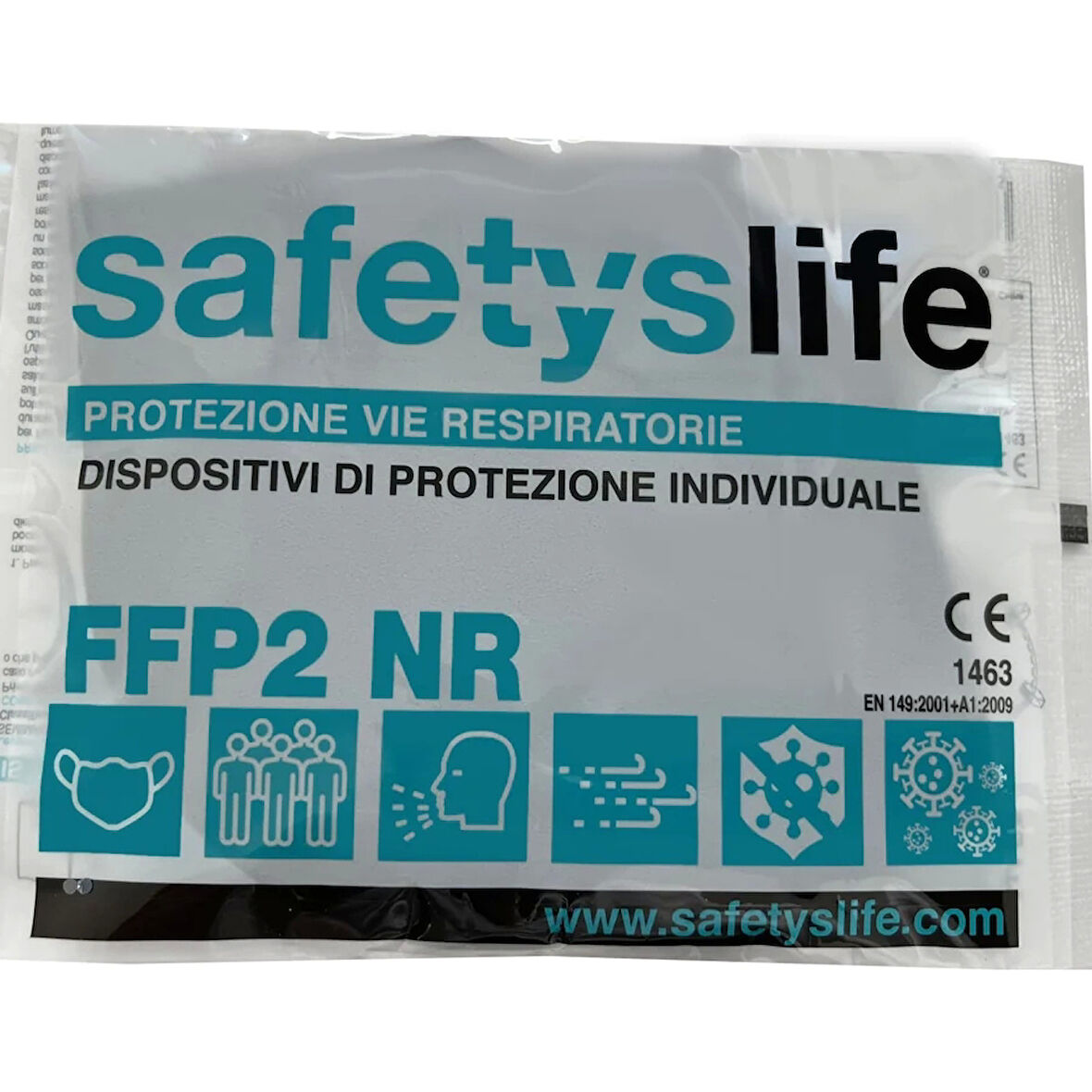 SAFETYSLIFE FFP2 NR MASKE 50 ADET