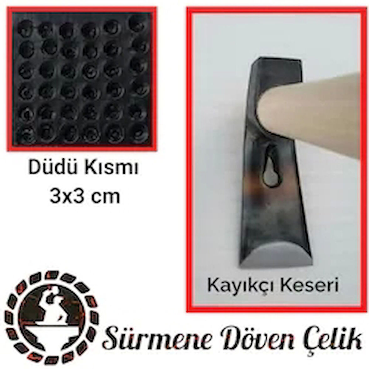 SÜRMENE DÖVME ÇELİK SANDALCI KESERİ KAYIKÇI KESERİ SAPSIZ