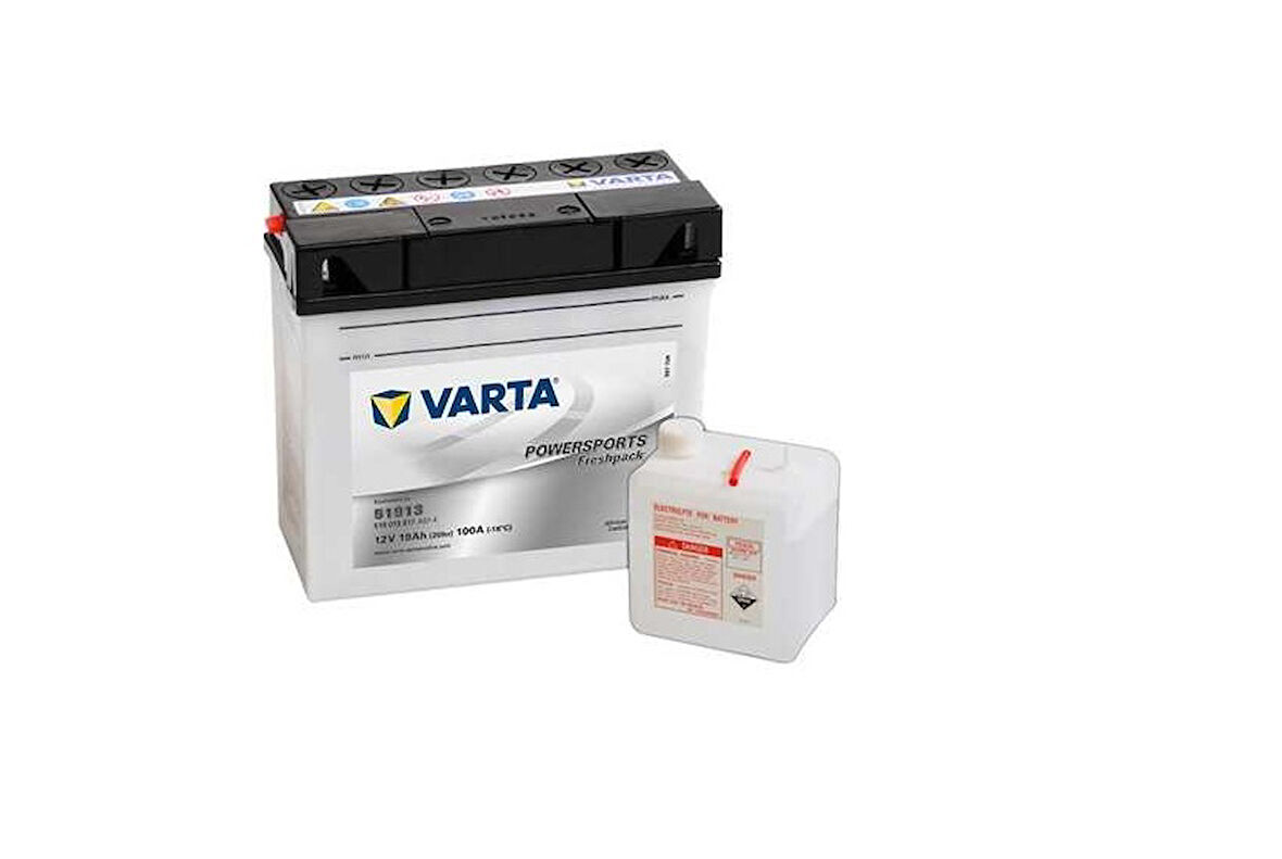 Varta Akü 51913 12v19ah Bmw R1000 S1000 K1100 S1100  R1150 K1200gt R1200rt K1300gt K1600gt Cp1812