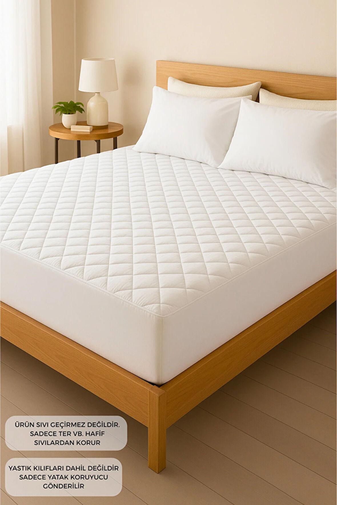Formeya Adelya Mikrofiber Alez Kapitone Fitted Yatak Koruyucu Alez