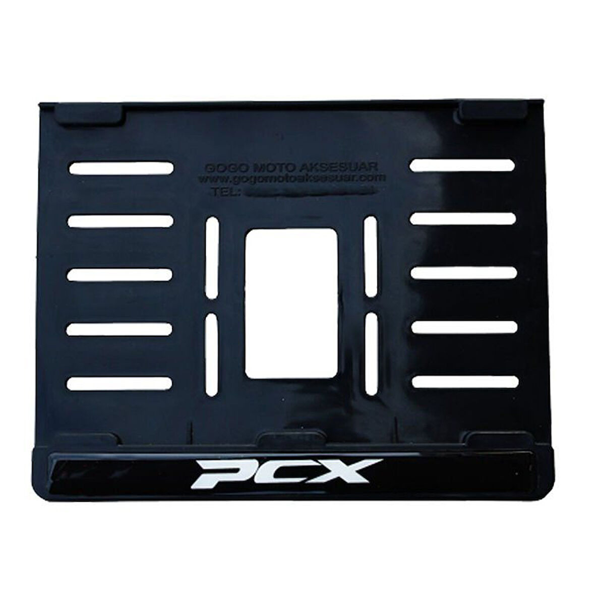 Gogo Plakalık / Plaka Çerçevesi 2 Plastik Honda Pcx Uyumlu (15x24 Cm)