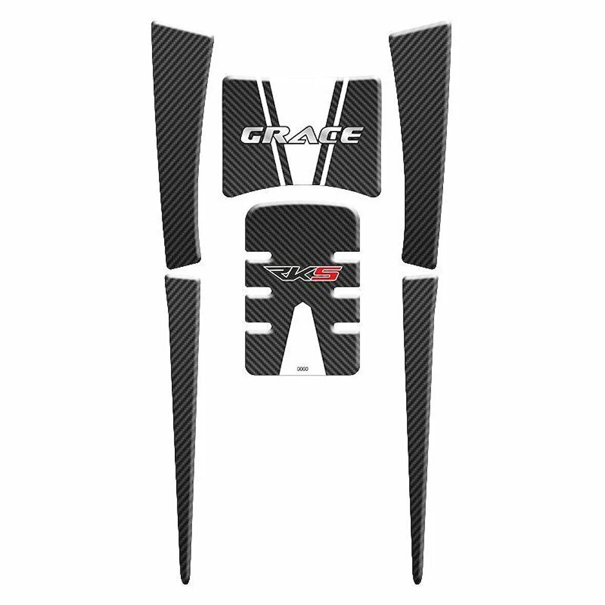 Gogo Tank Pad 005 Rks Grace 202 Siyah Karbon