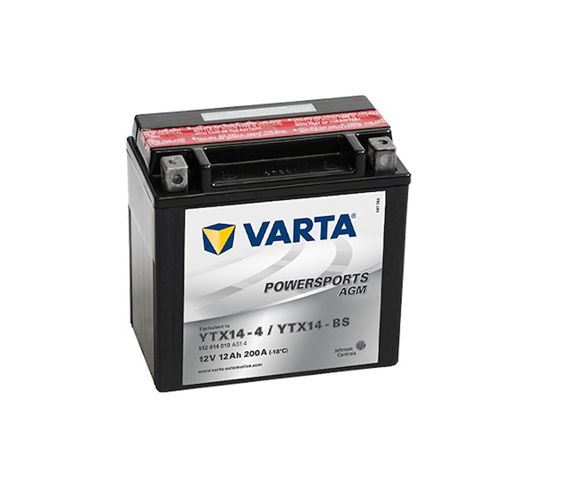 Varta Akü Ytx14-bs 12v12ah Bmw F 650 800 Gs K1200r S R1200gs Honda Vt750 1100 1300 C Hyosung Gt 250 