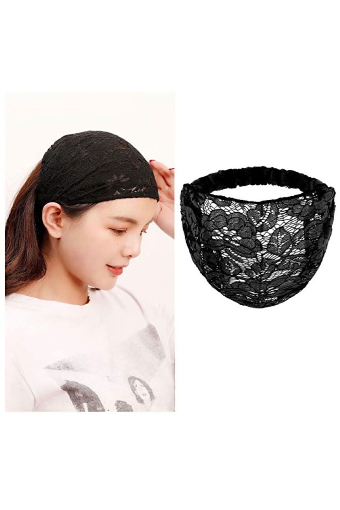 Dantel Bandana Saç Bandı