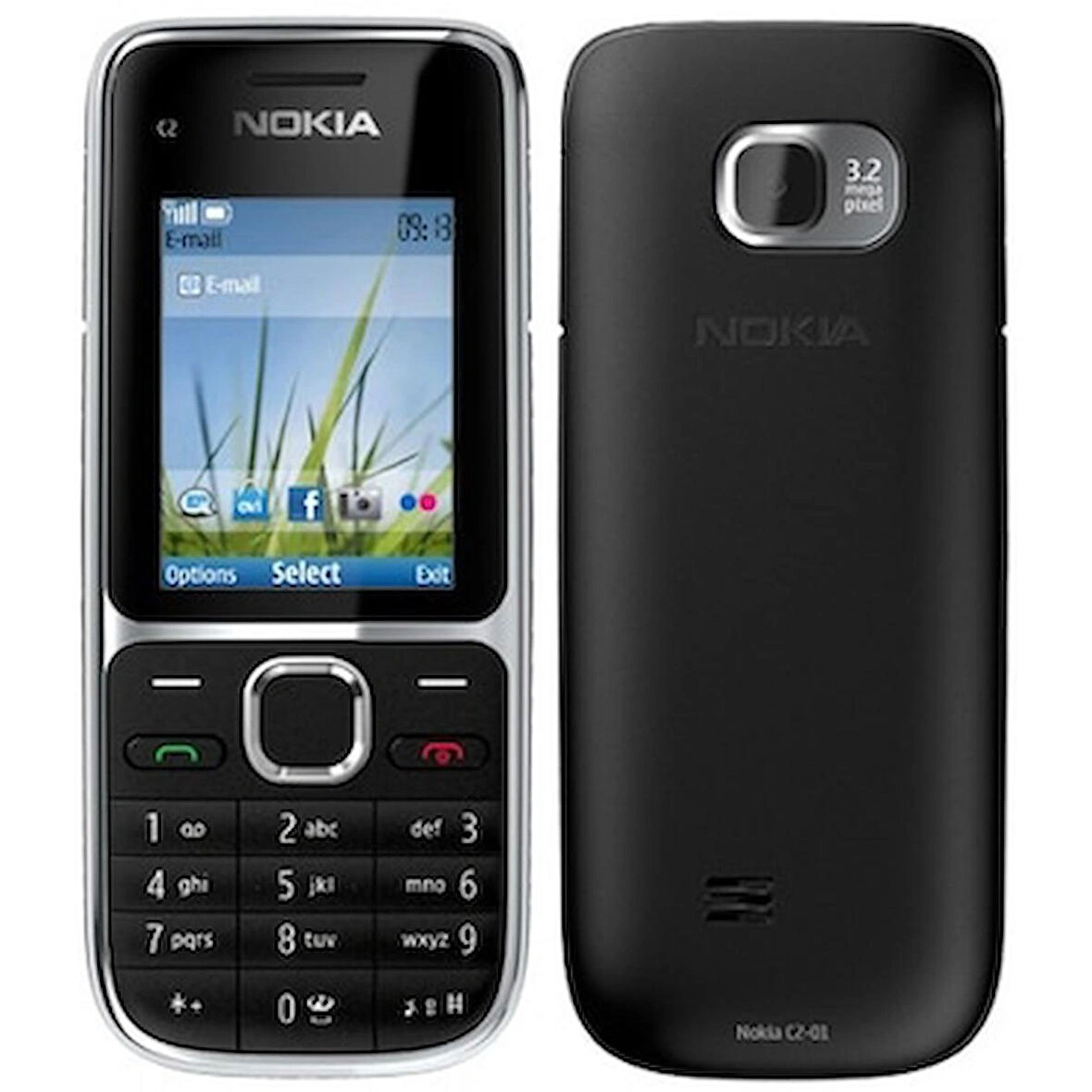 Nokia C2-01 Tuşlu Cep Telefonu
