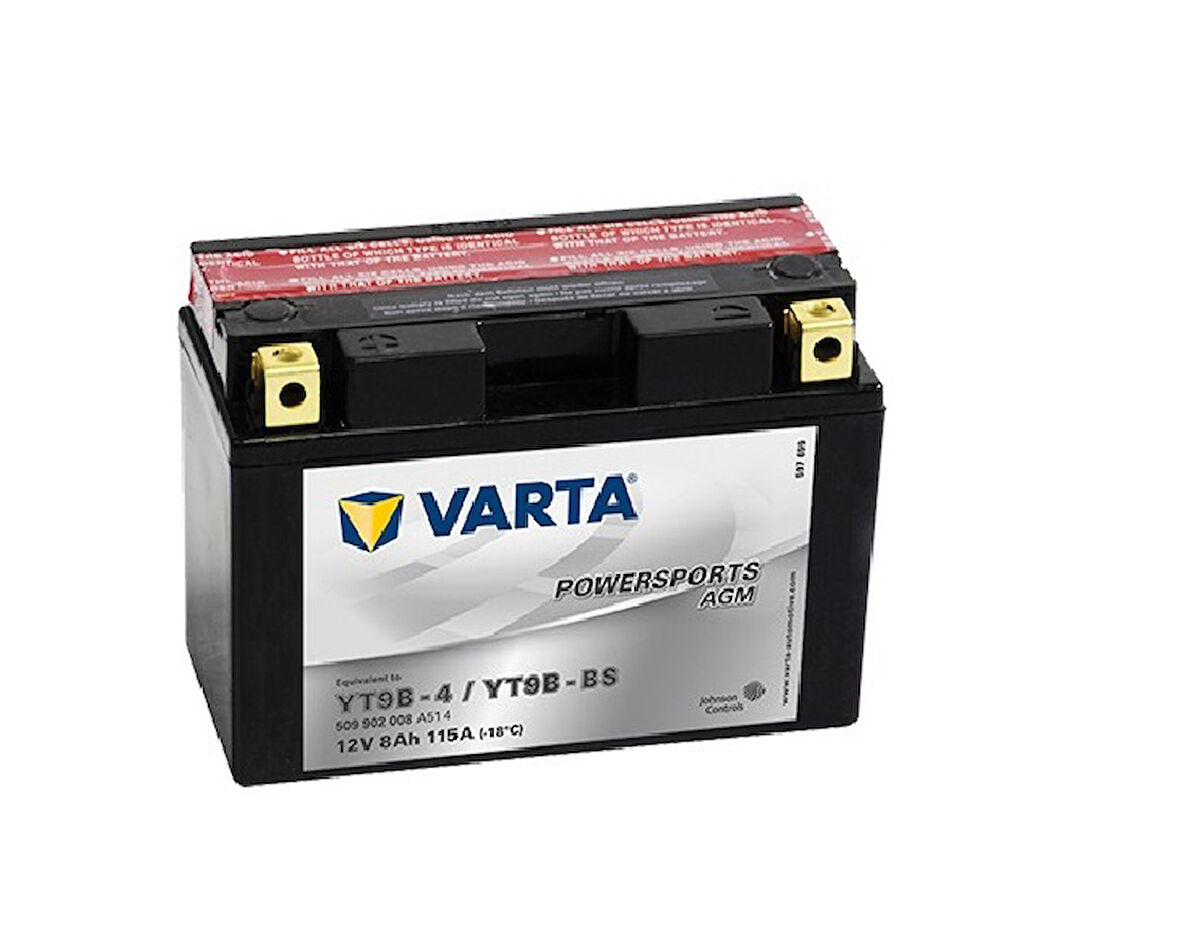 Varta Akü Ytx16-bs 12v14ah Gılera Gp 600 Kawasakı Vn Classıc 1500 Vn 1700 Pıaggıo Mp3 Beverly Tourer