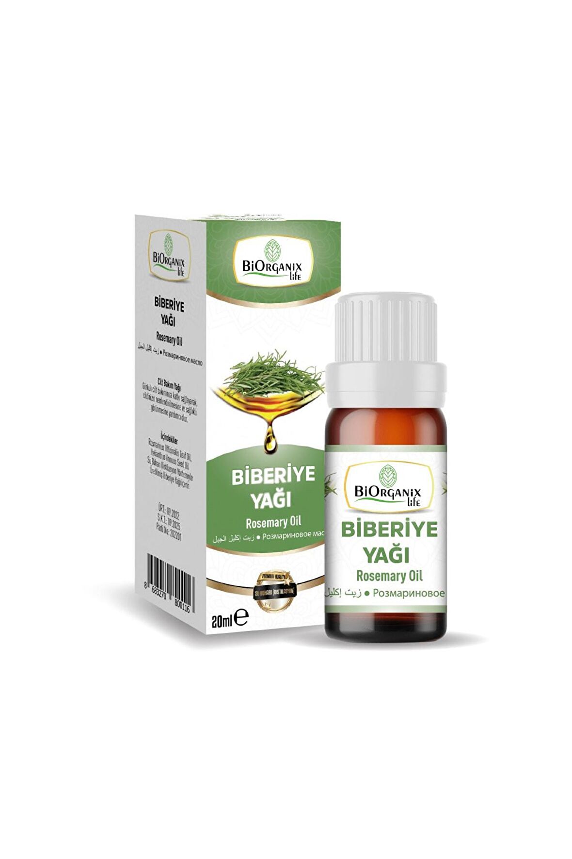 Biberiye Yağı 20 Ml