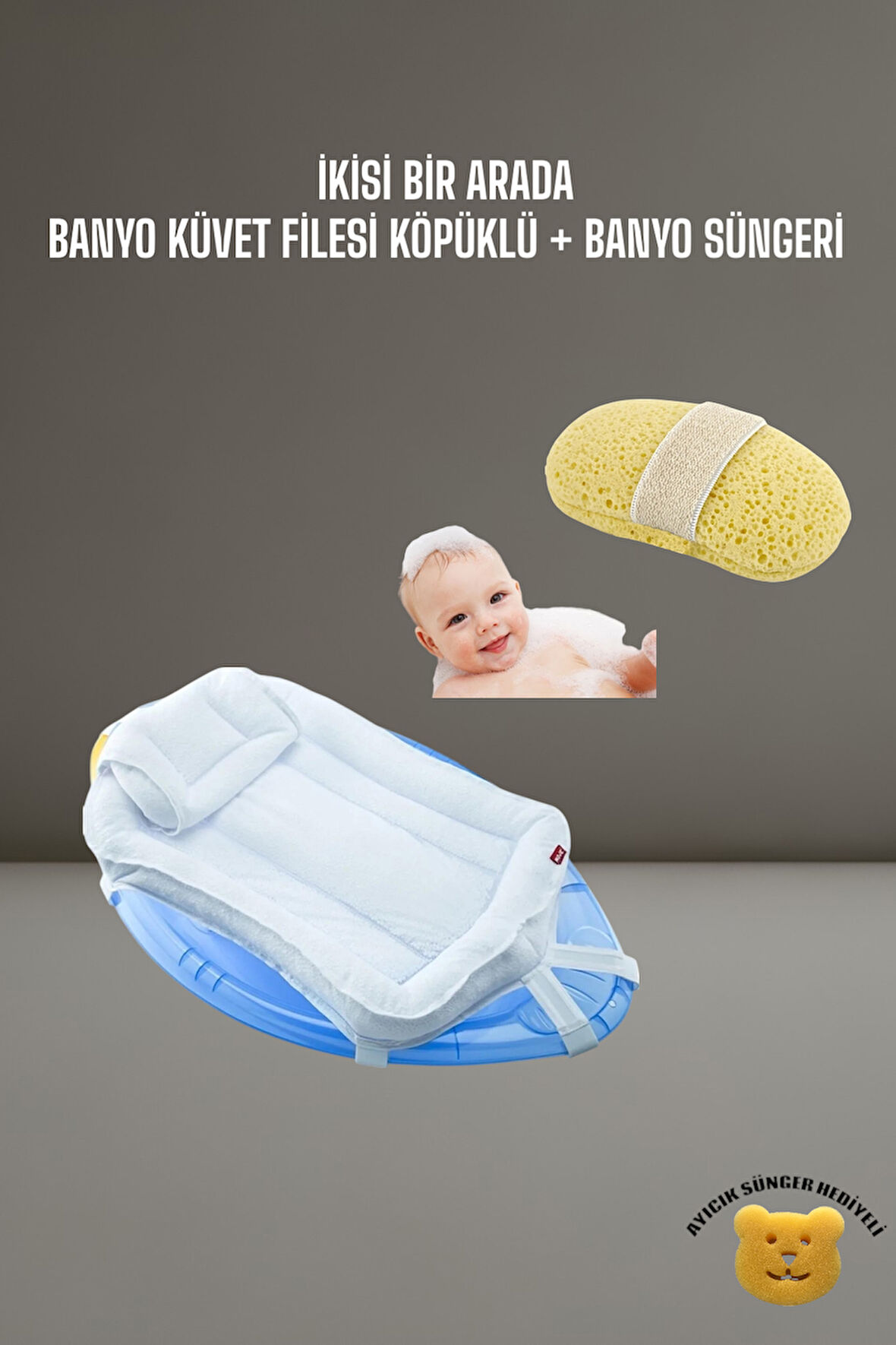 Tois Baby Lüx Banyo Küvet Filesi Köpüklü +