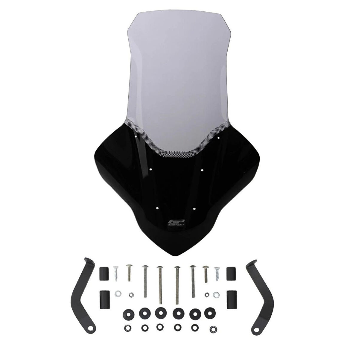 Gp Kompozit Siperlik Tur Camı 82cm Füme Elcikli Uzun Yamaha Nmax 125 / 155 2021-2024 Uyumlu