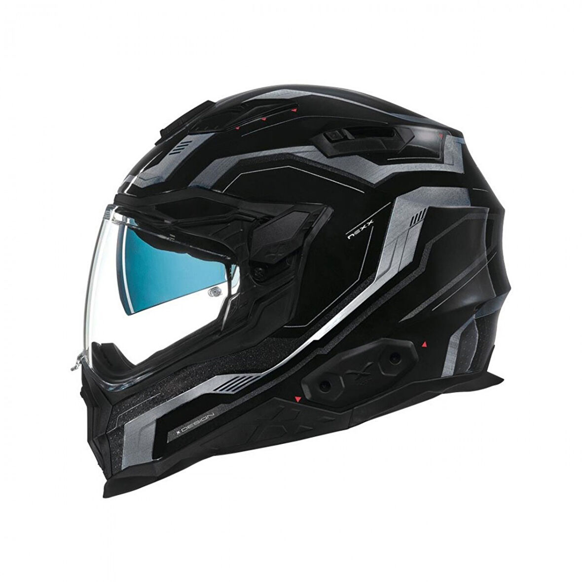 Nexx X.wst 2 Supercell Kapalı Fiber Kask Siyah-gri X-LARGE