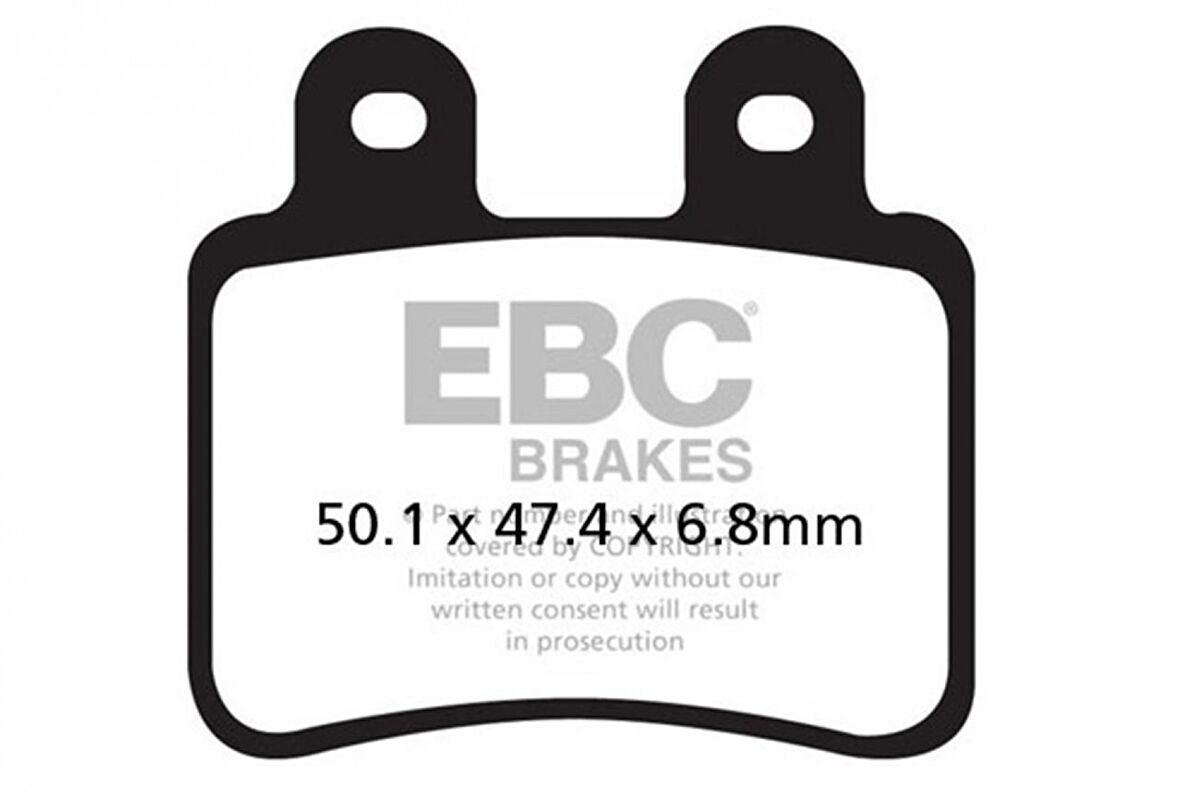 Ebc Fren Balatası Sfac350 Carbon 2007-2012 Peugeot Satelis 250  Arka (ajp Kaliper)