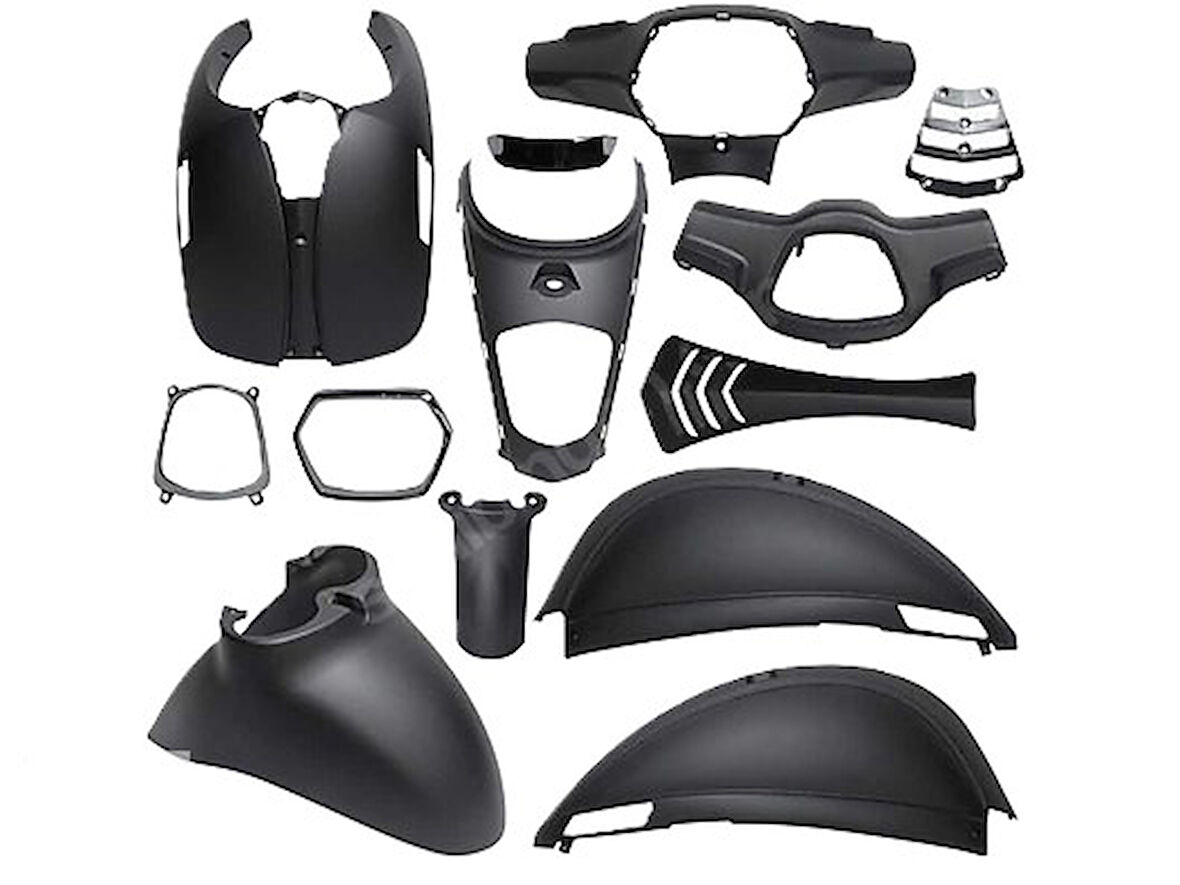 KUBA BLUEBIRD SİYAH KAPORTA SET MOTOSPARTAN