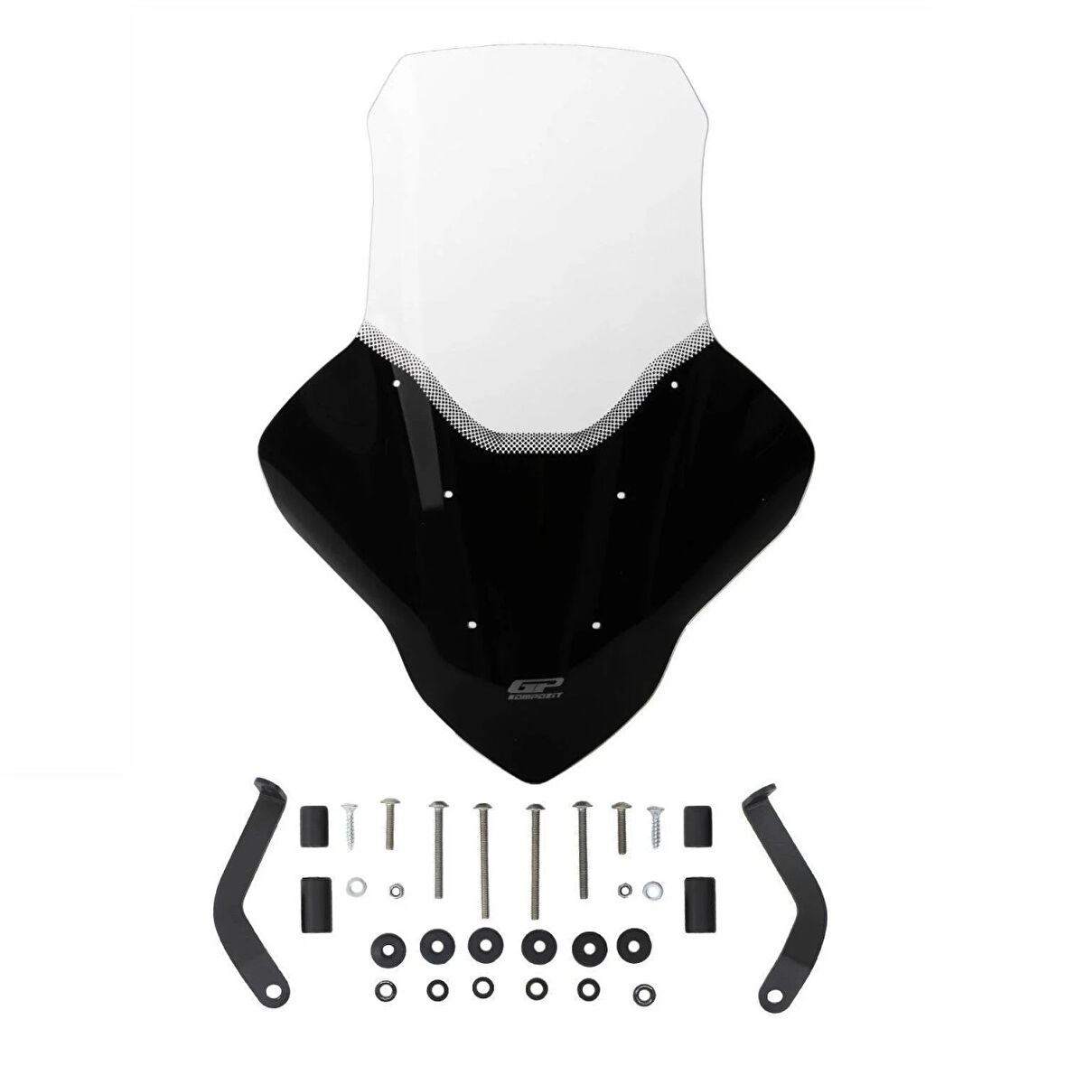 Gp Kompozit Siperlik Tur Camı 74cm Şeffaf Elcikli Yamaha Nmax 125 155 2021-2024