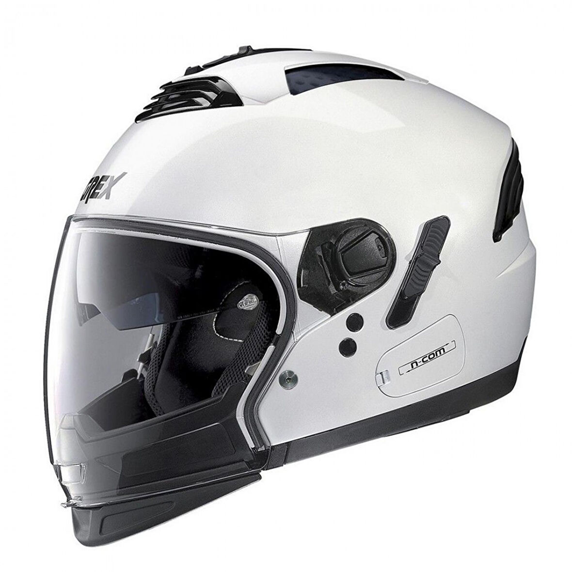 Grex G4.2 Pro Kınetıc N.com 024 Çene Açılır Kask Beyaz LARGE