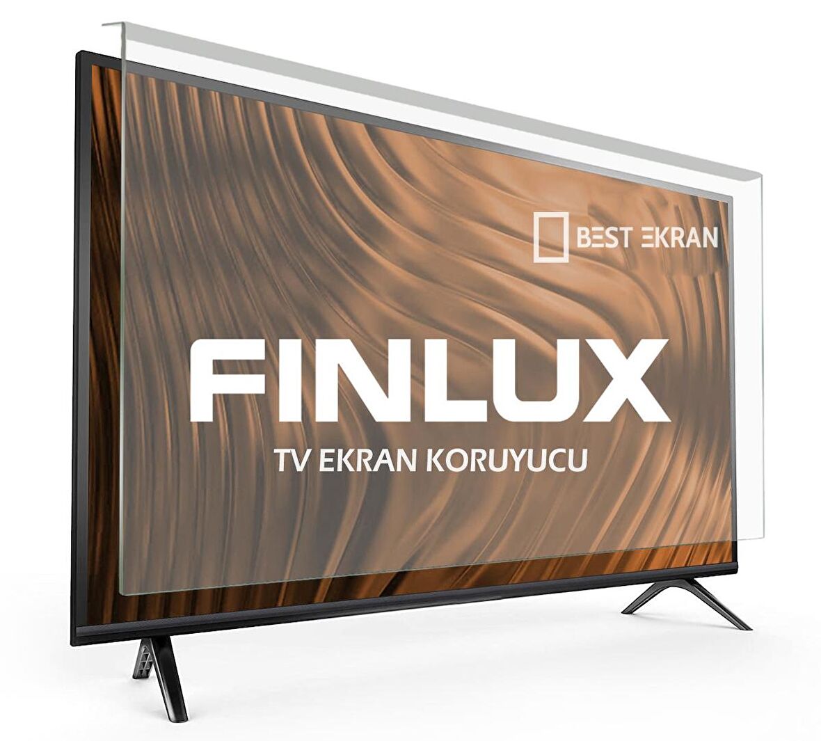 FİNLUX 55FX780UA Tv Ekran Koruyucu - Finlux 55" inç 140 Ekran Kırılmaz Koruyucu