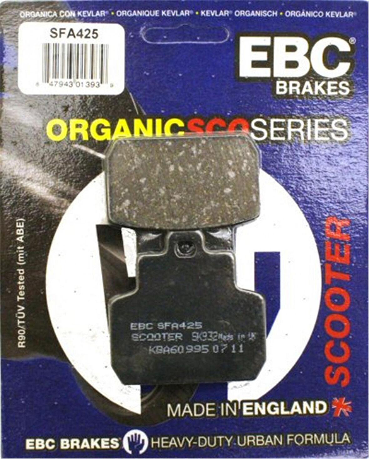 Ebc Fren Balatası Sfa425 2004-2006 Piaggio X8 200  (heng Tong Caliper)