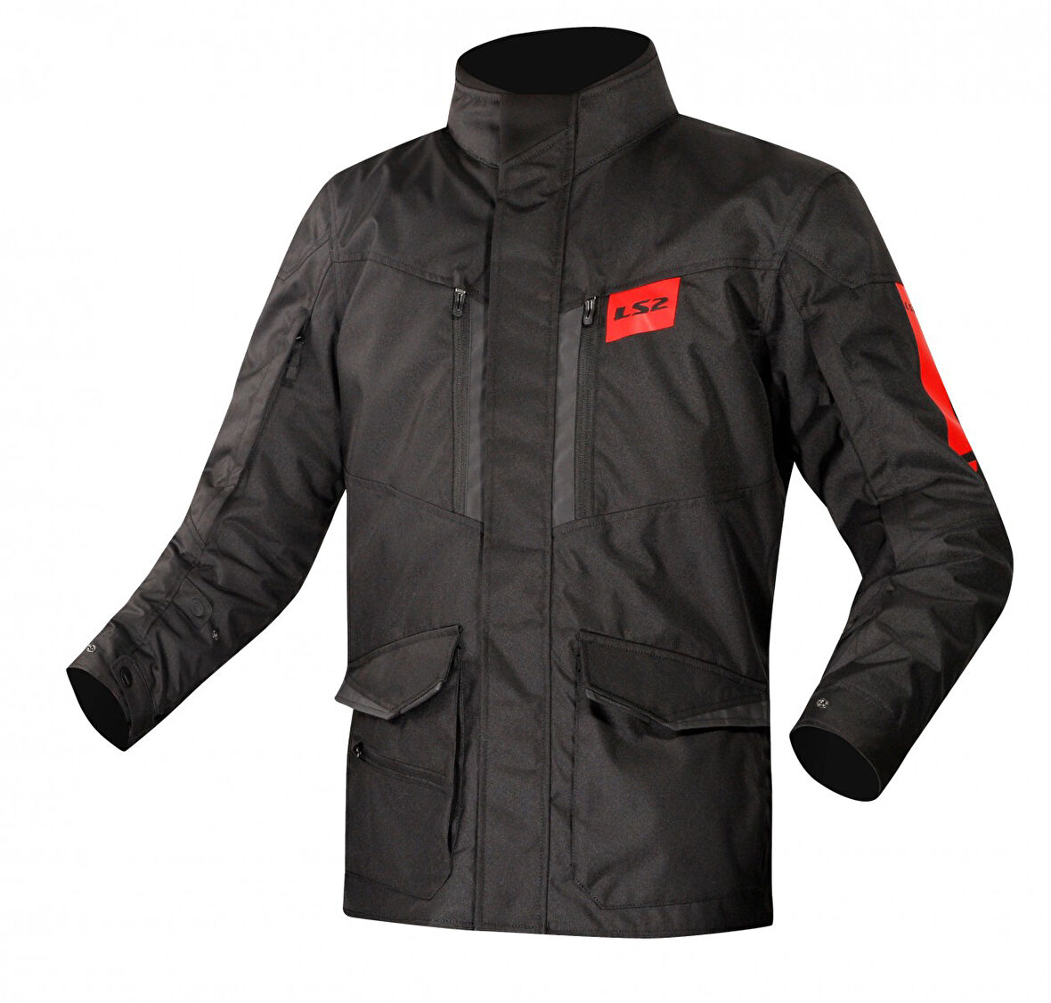 Ls2 Metropolıs Evo Mont Siyah-kırmızı X-LARGE