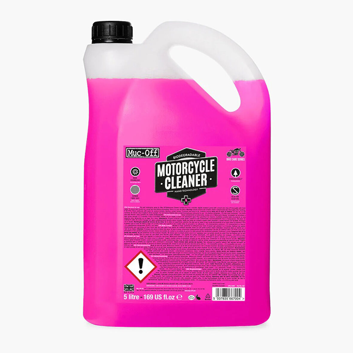 Muc-off Motorsiklet Temizleme Şampuanı Nano Teknoloji 5lt