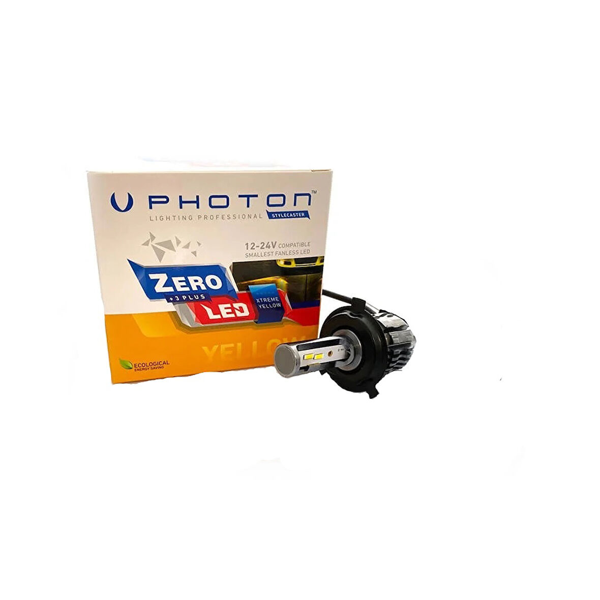 Honda Actıva 125 S Far Ampulü Led +3 Plus H4 Xtreme Zr3724 Xy Zero 12v 24v Sarı Işık Photon