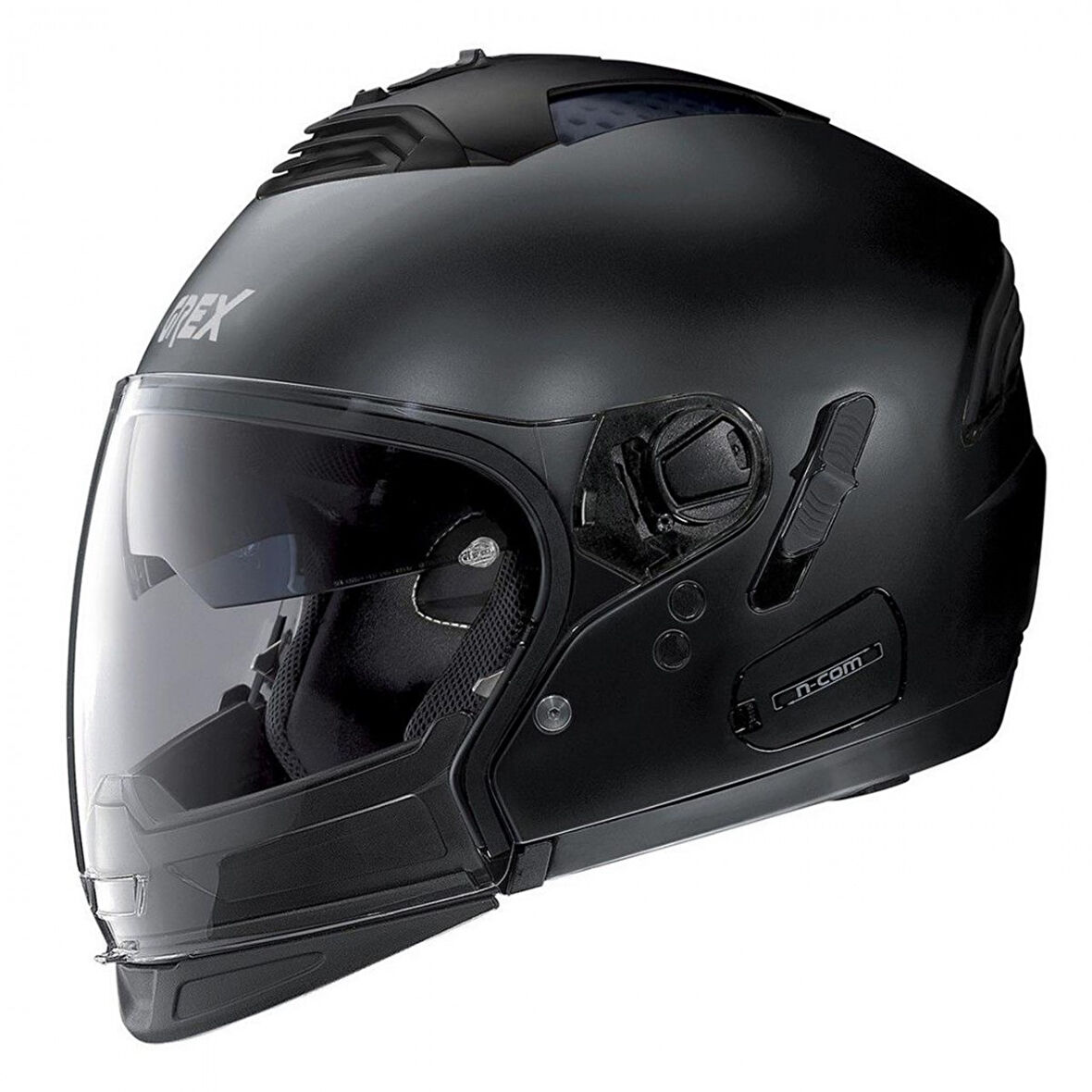 Grex G4.2 Pro Kınetıc N.com Çene Açılır Kask Mat Siyah SMALL