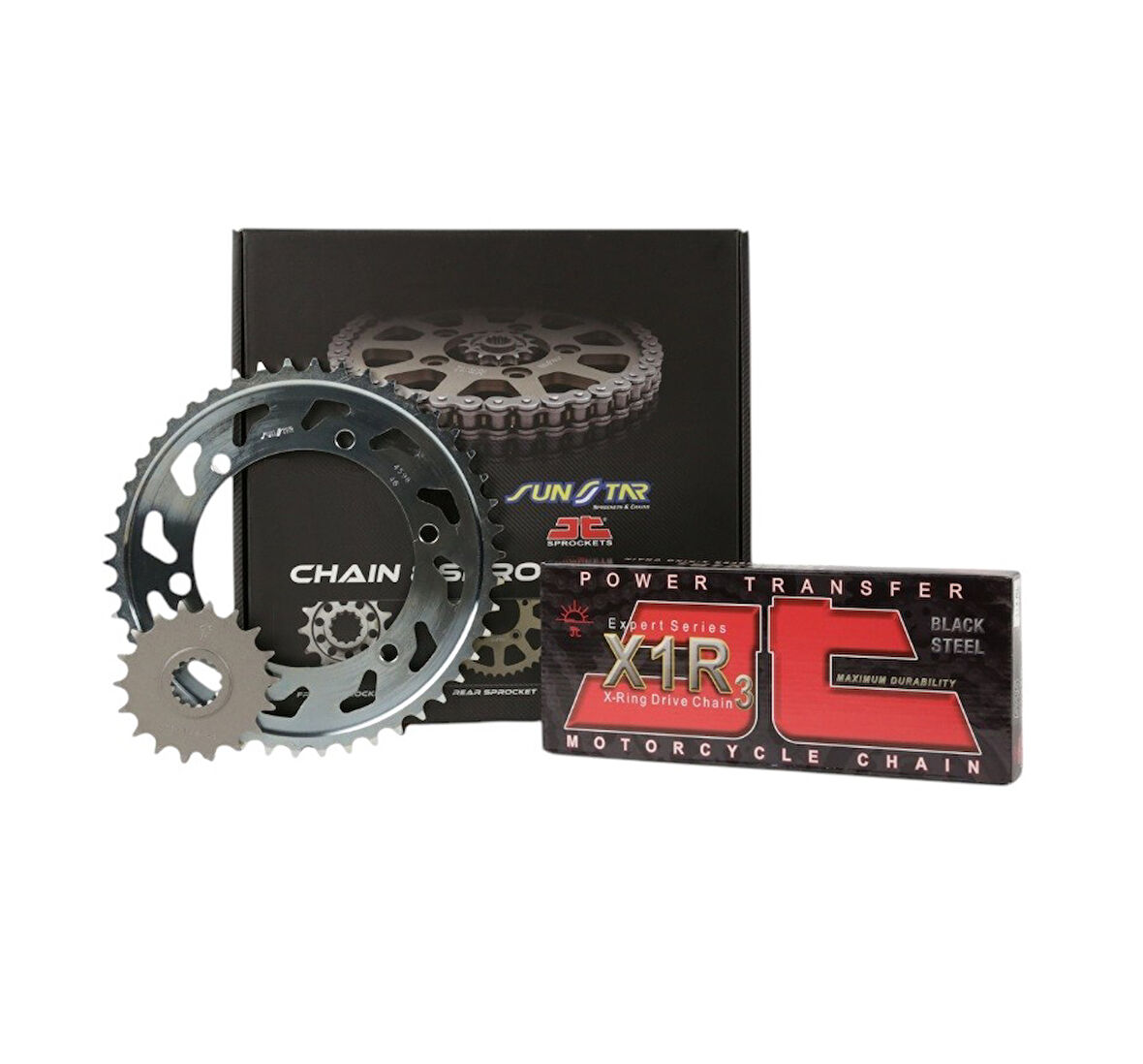 Dıd Jt Siyah Çelik Zincir Dişli Seti 520x1r3 Yamaha Yzf-r25 Mt-25 2015-2022 14t 43t 112l