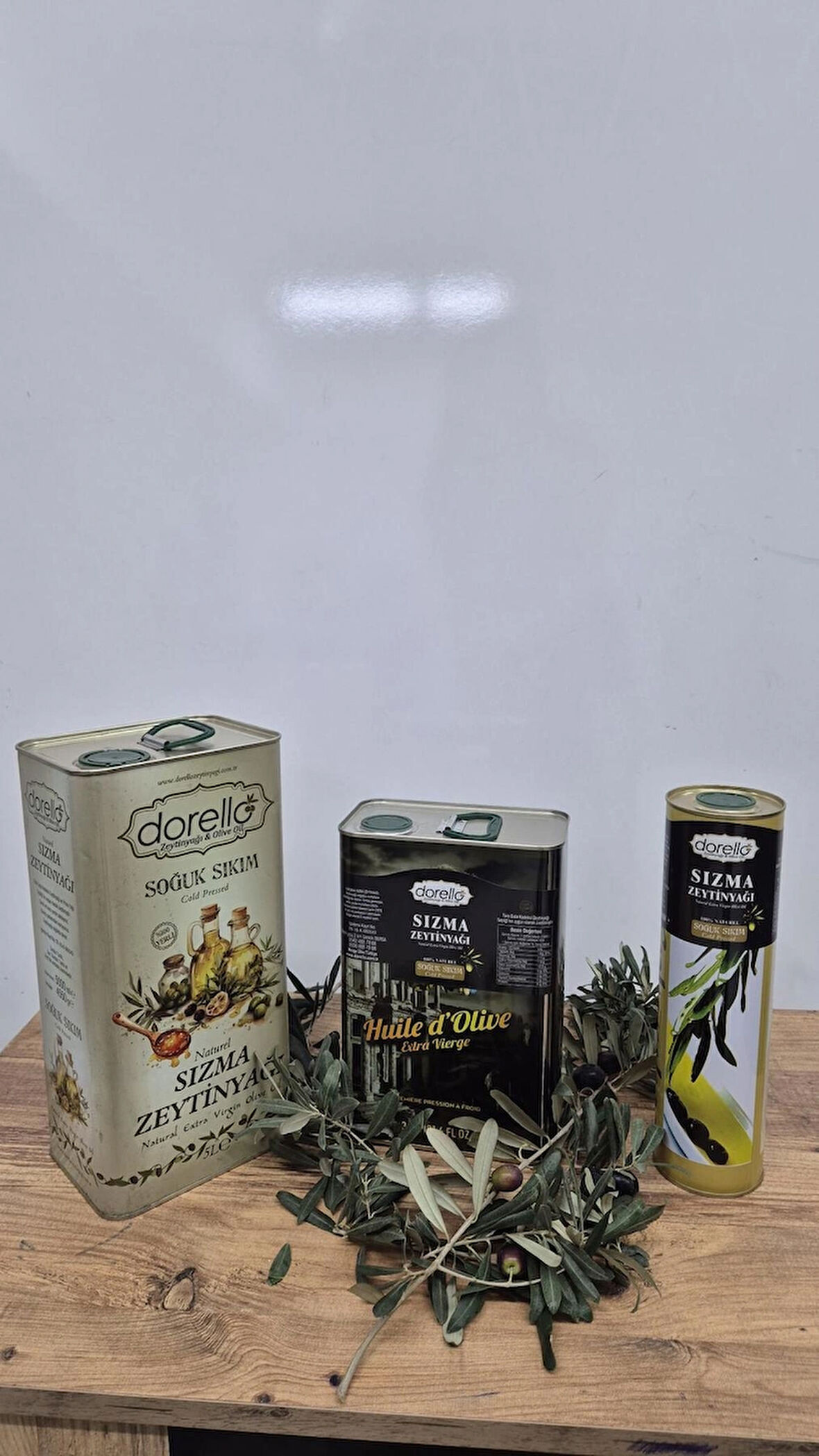 Dorello  Soğuk Sıkım Zeytinyağı Teneke 9 Lt