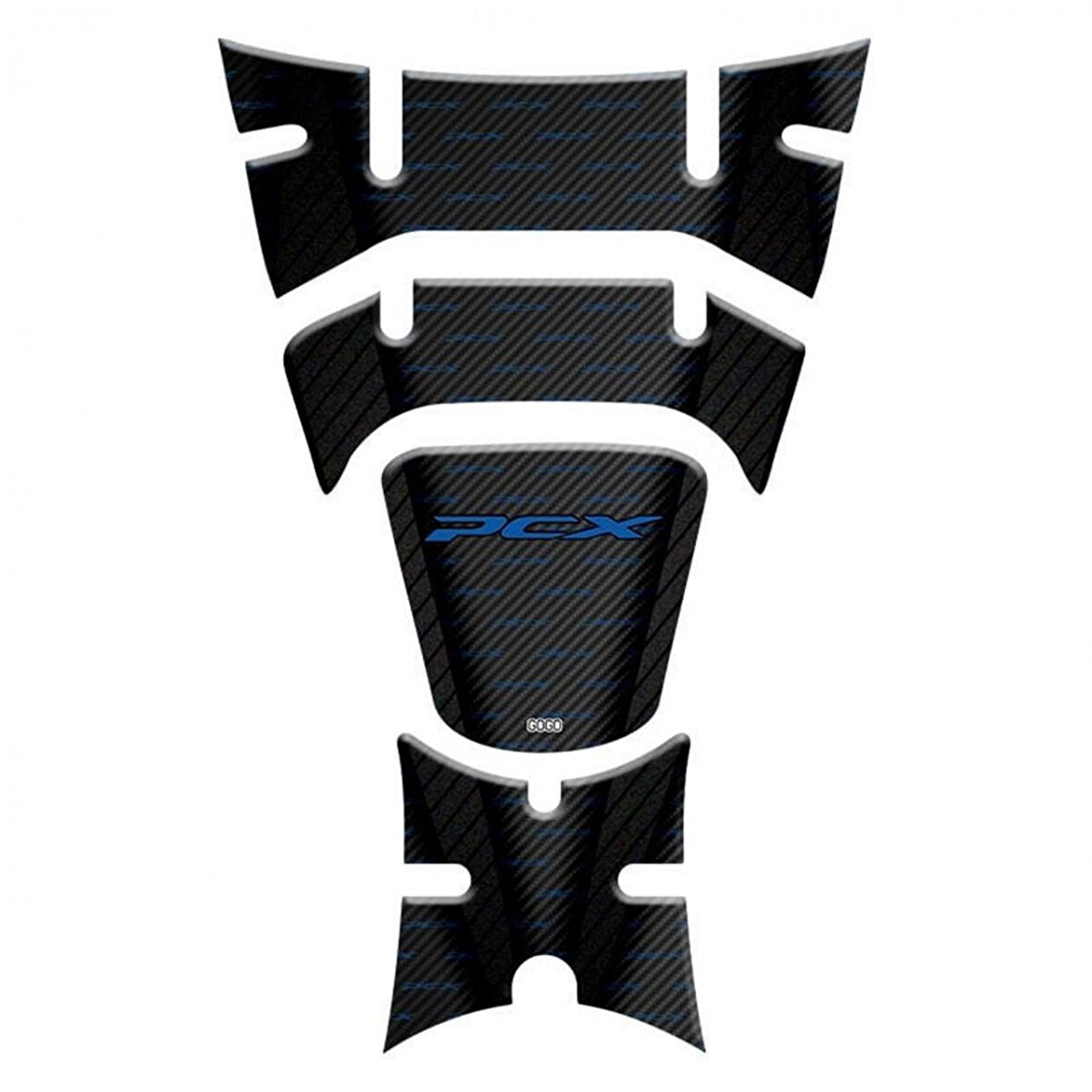 Gogo Tank Pad 015 Pcx 125-150 2018-2020 Siyah-mavi