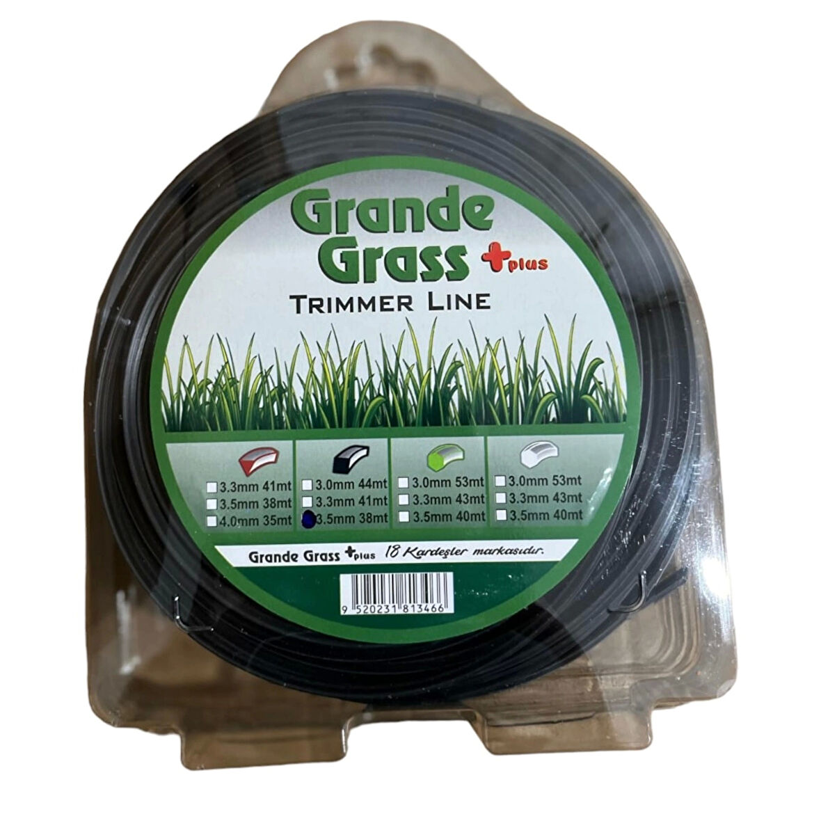 GRANDE GRASS MİSİNA  3.50MM*38 METRE KARE SİYAH