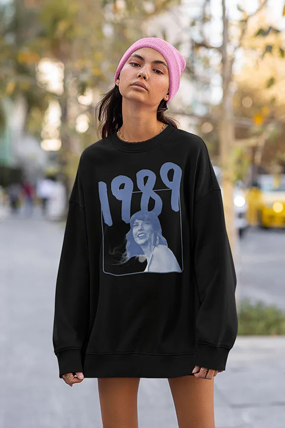1989 Yazılı Unisex Oversize Taylor Swift Sweatshirt
