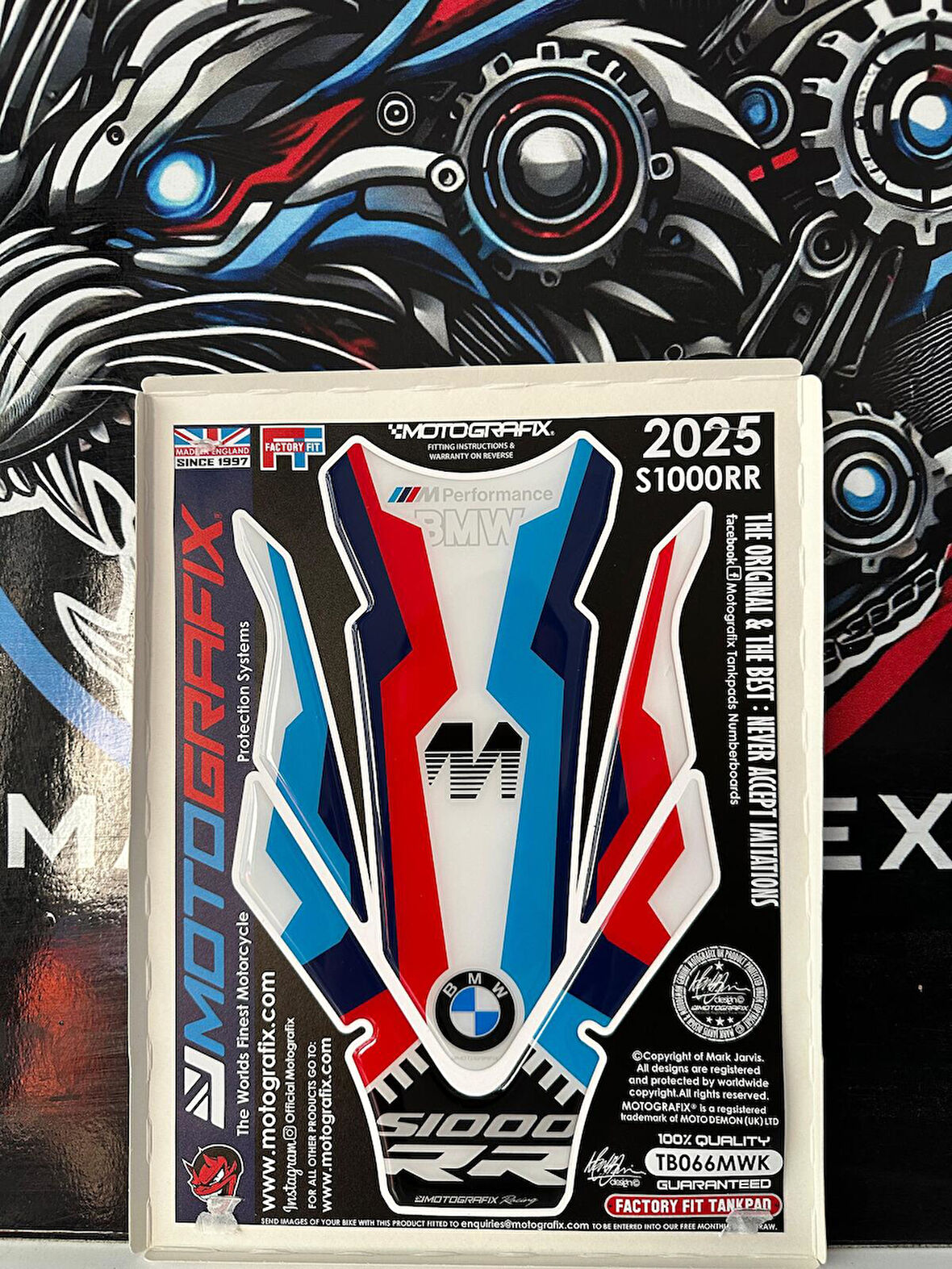 Motografix Faxtory Fix Tank Pad (BMW M 1000 R/RR 23-24)