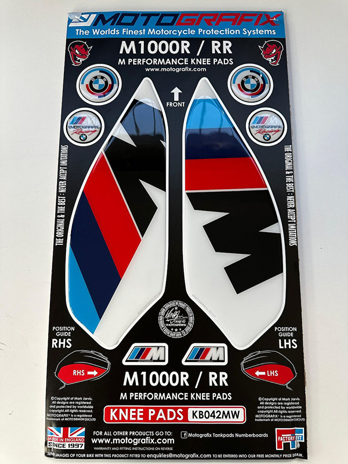 Motografix M Performance Tank Pads (BMW M 1000 R/RR)