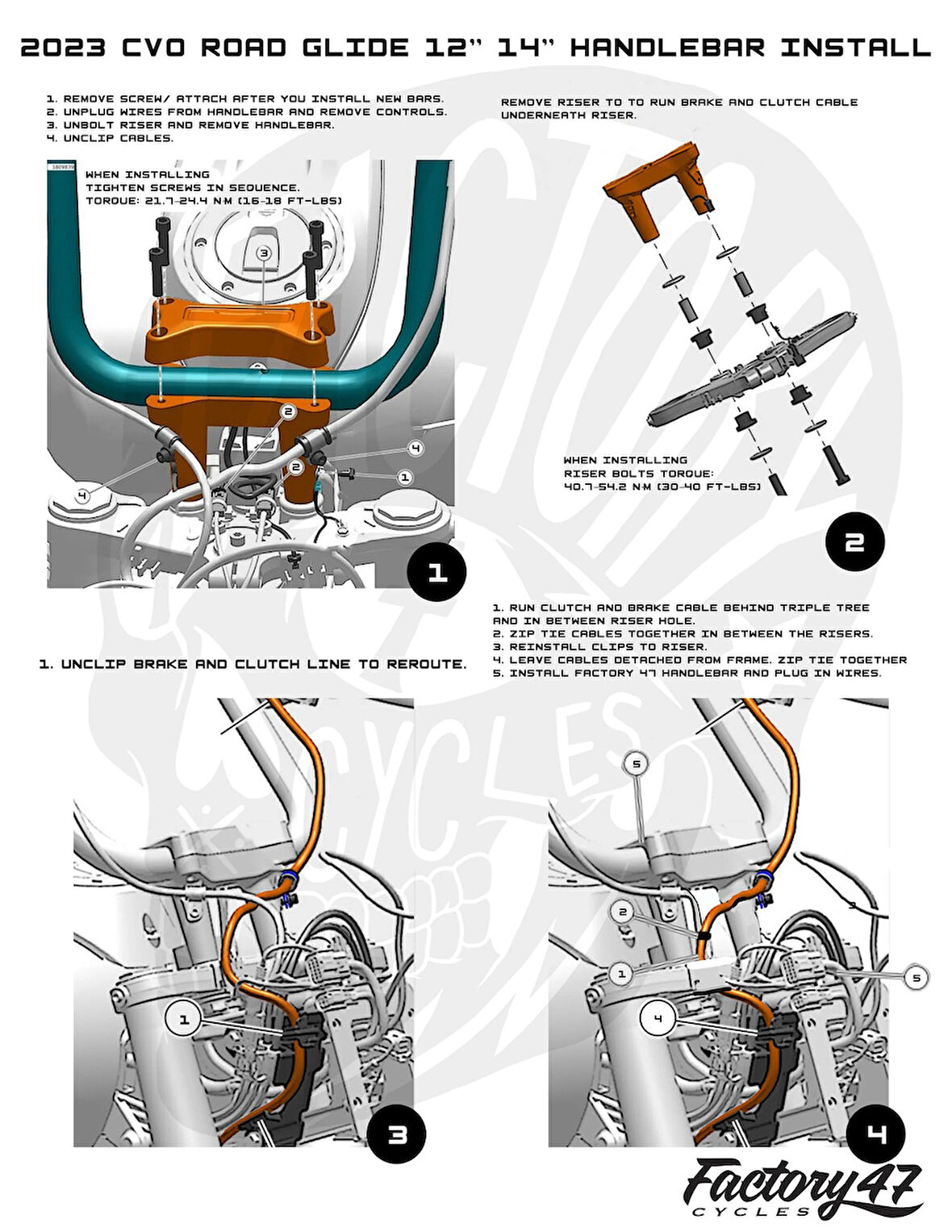 Factory 47 Road Glide Gidon (R Serisi 12") - Siyah